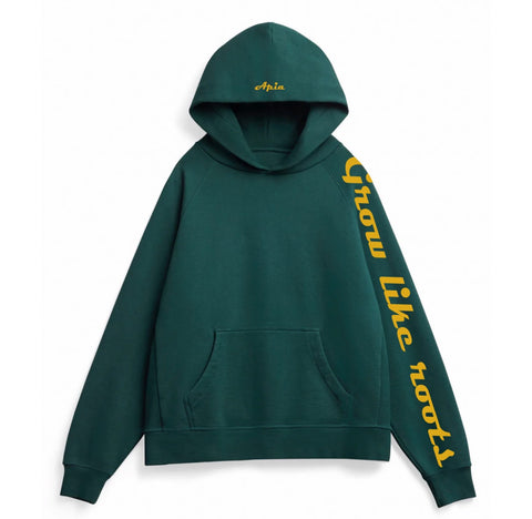 pine color hoodie