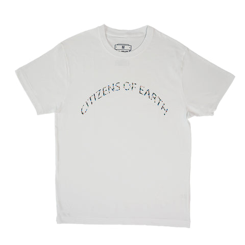 Citizens of Earth White T-shirt - Supima Cotton - Unisex soft garment.