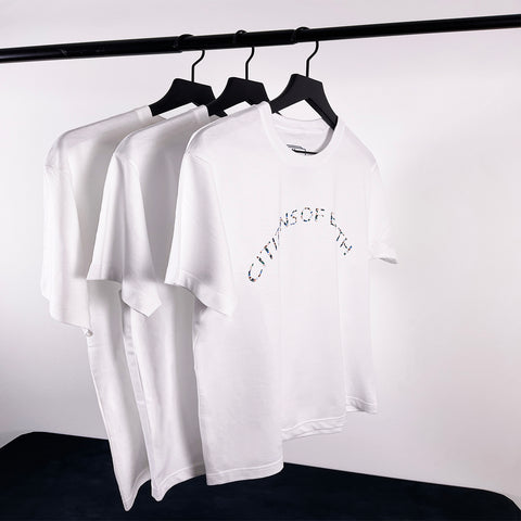 Citizens of Earth White T-shirt - Supima Cotton - Unisex soft garment.